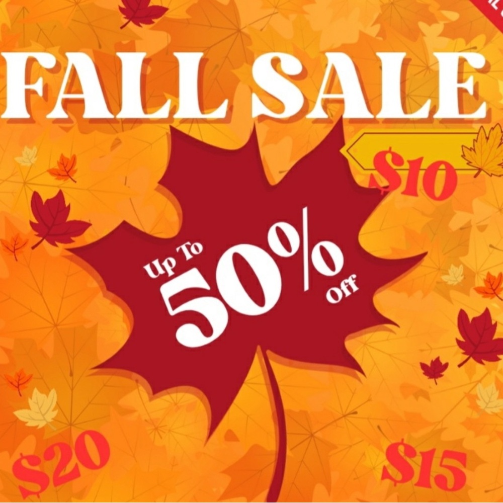 FALL Sales Event Up to 50% off